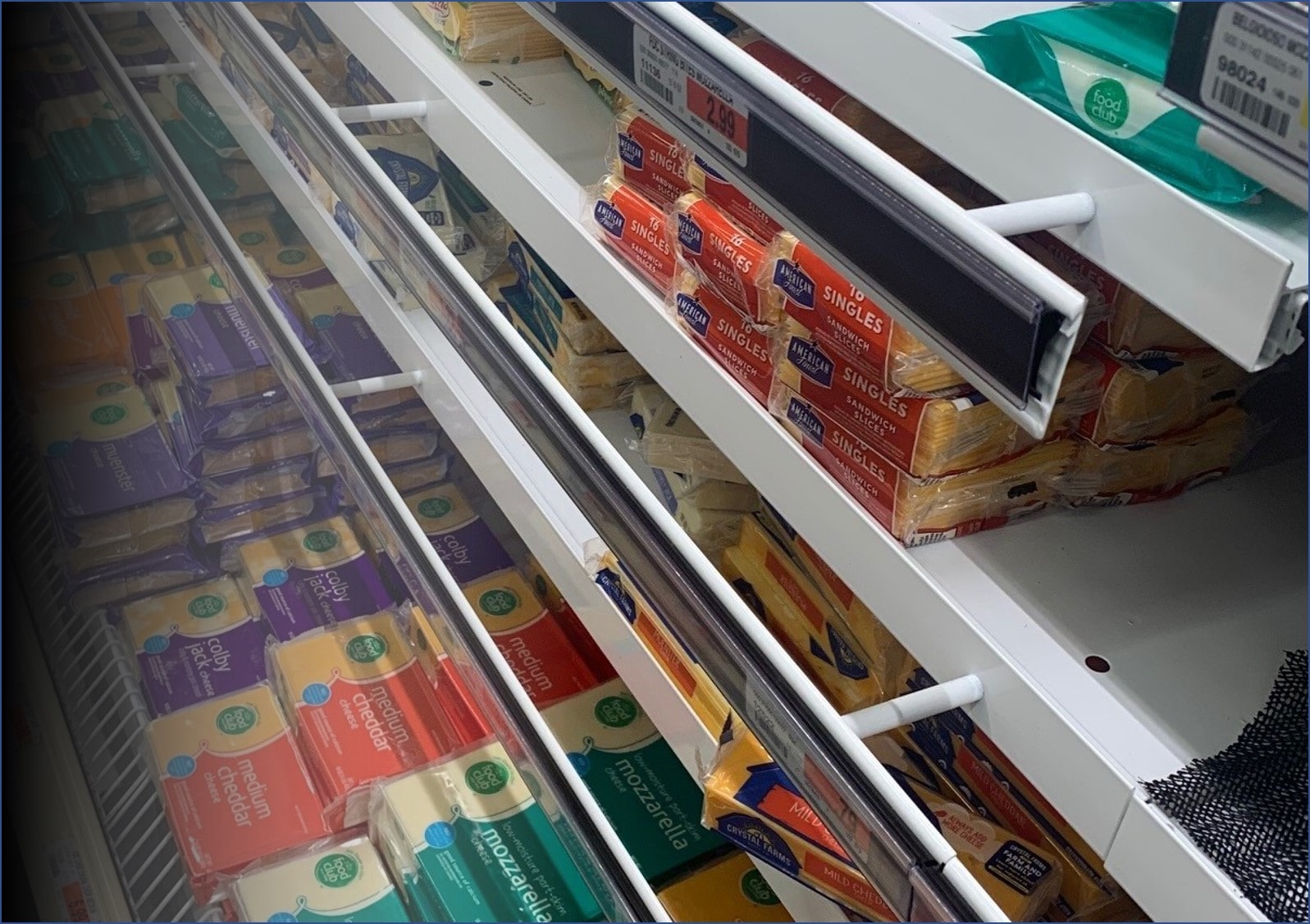 CaseShield PTM in Country Market Dairy Case CaseShield PTM in Dairy Case