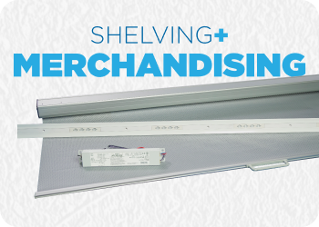 Shelves + Merchandising Shelves + Merchandising