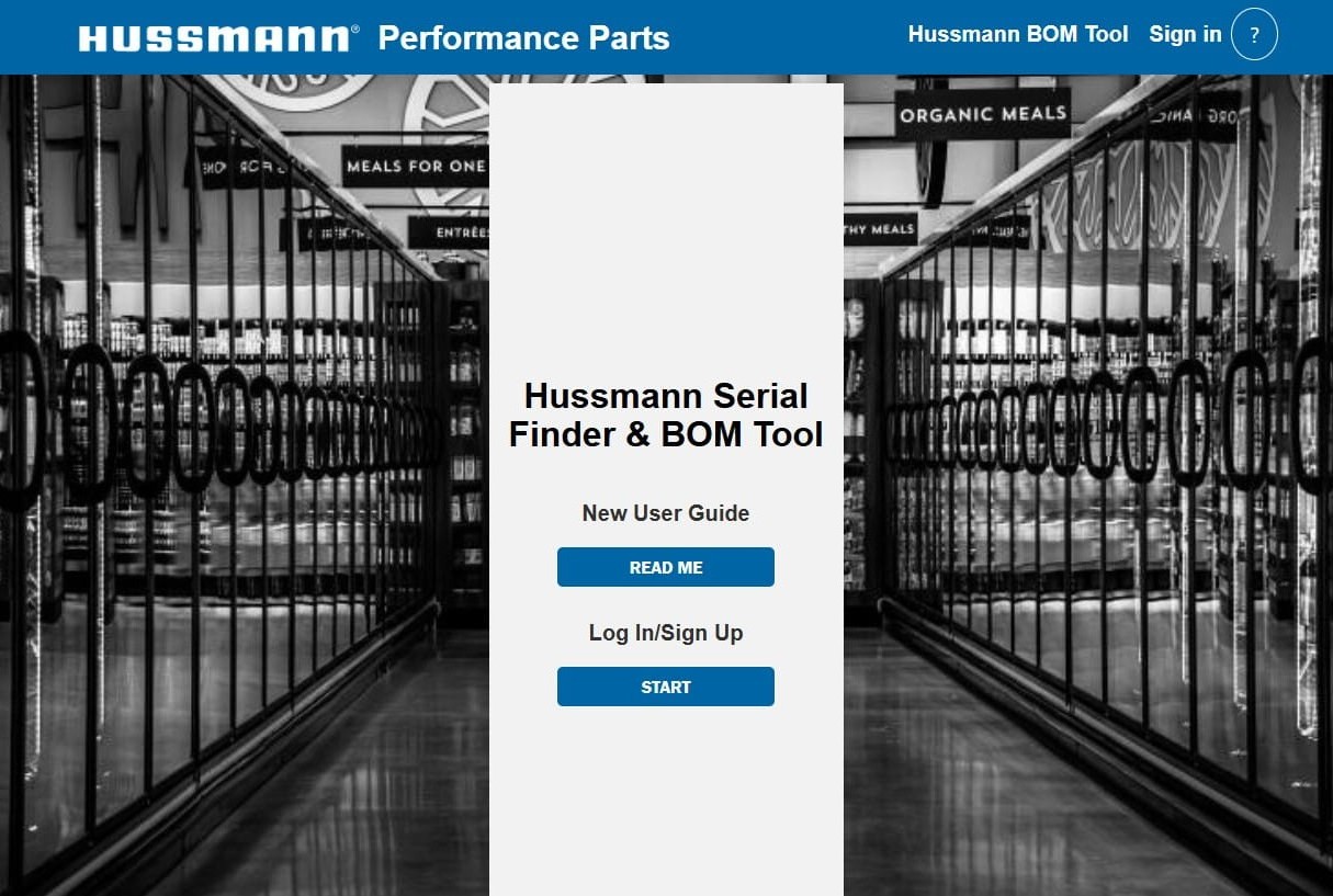 Hussmann BOM App Sign In