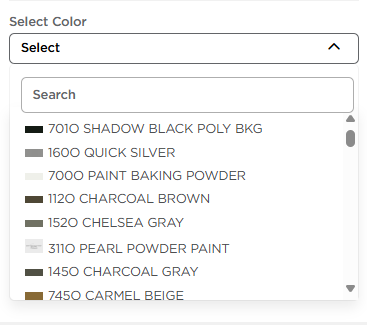 Color Search Top Colors