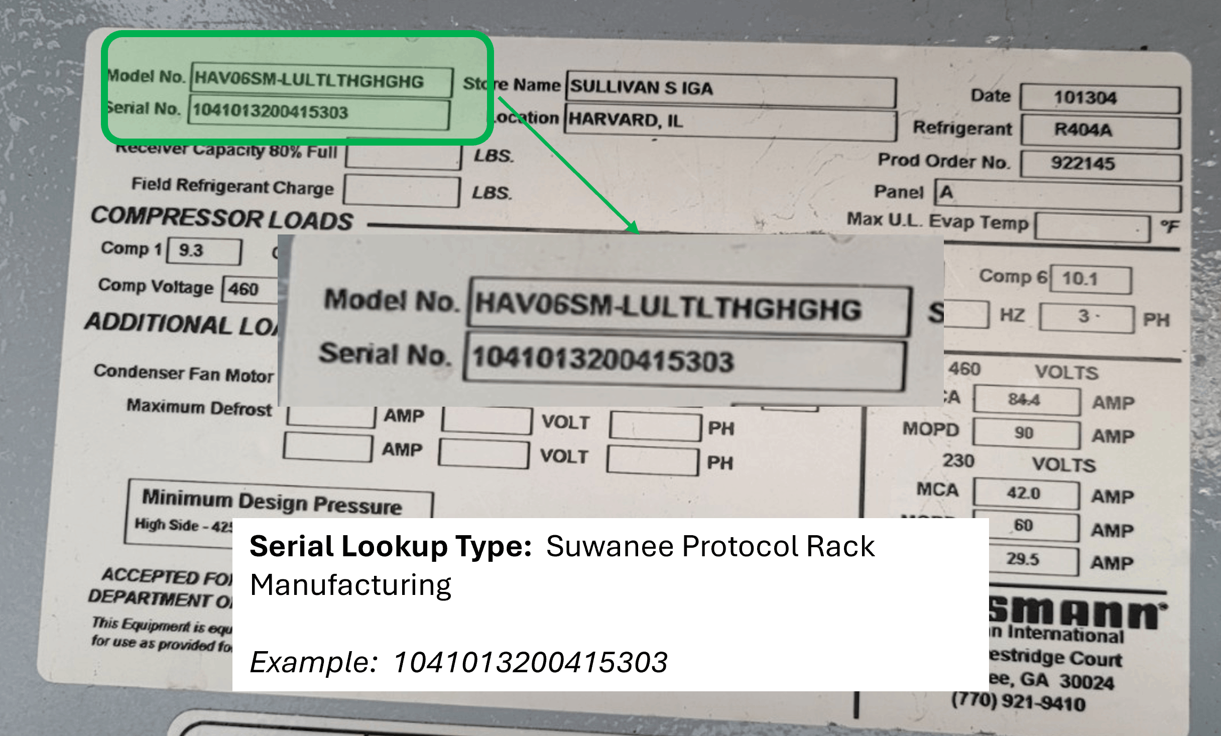 Suwanee Protocol Serial Plate